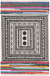 Thar Cotton Collection Area Rug -  Kovalam Rectangle Multi Main