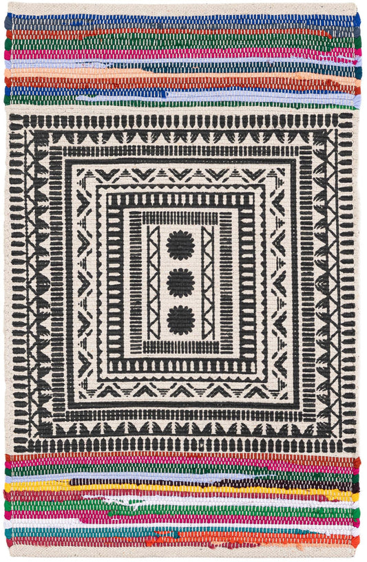 Thar Cotton Collection Area Rug -  Kovalam Rectangle Multi Main
