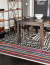 Thar Cotton Collection Area Rug -  Kovalam Rectangle Multi  lifestyle 3