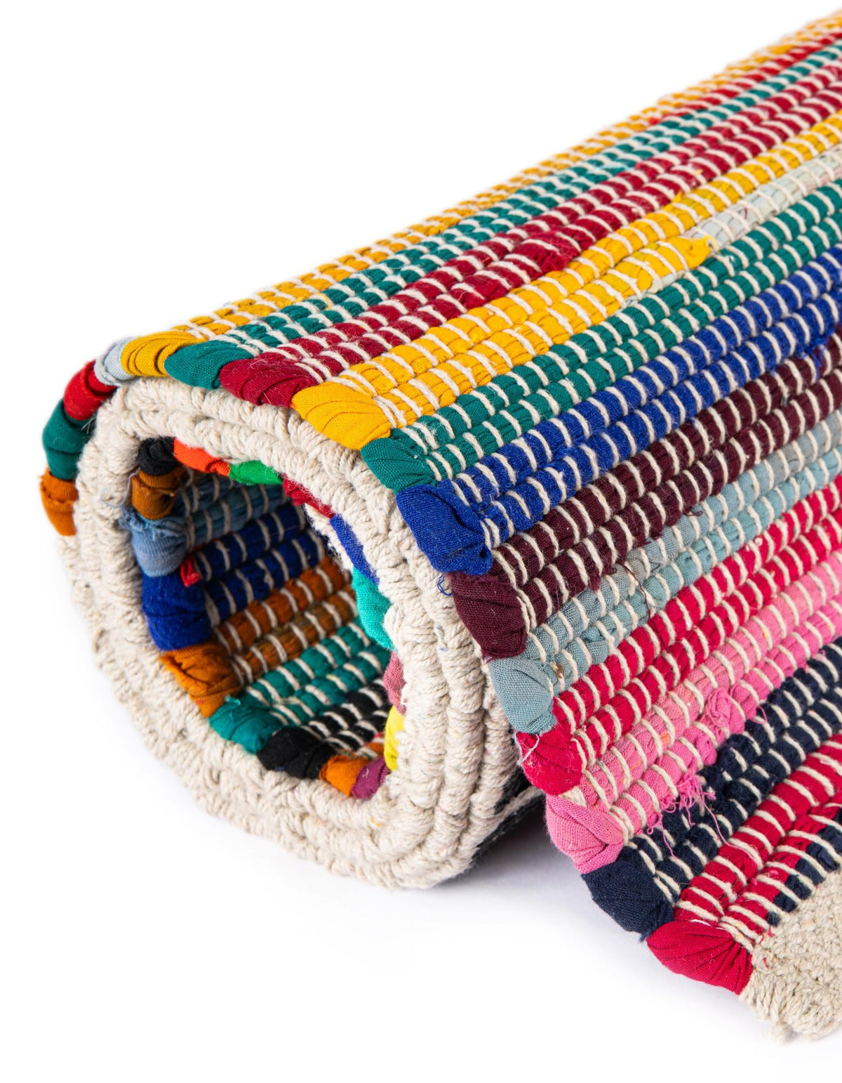 Thar Cotton Collection Area Rug -  Kovalam Rectangle Multi  lifestyle 19