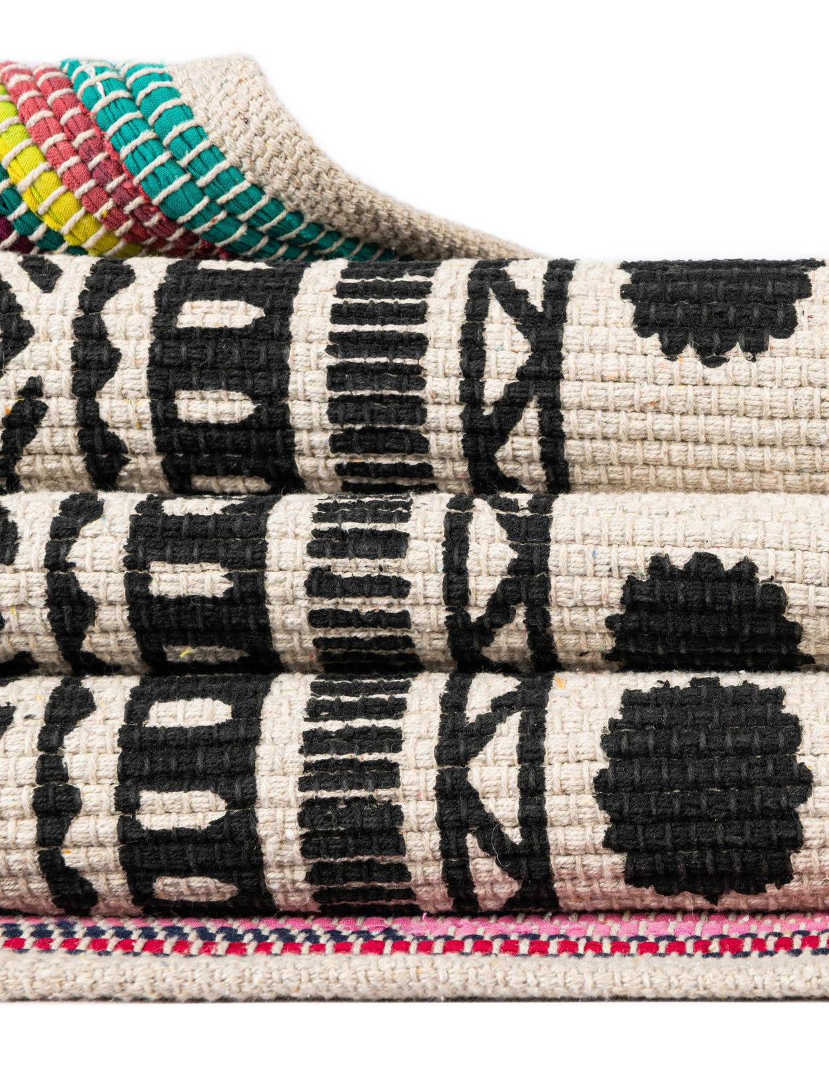 Thar Cotton Collection Area Rug -  Kovalam Rectangle Multi  lifestyle 21