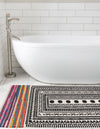 Thar Cotton Collection Area Rug -  Kovalam Runner Multi  lifestyle 34
