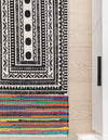 Thar Cotton Collection Area Rug -  Kovalam Runner Multi  lifestyle 44