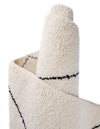 Zouina Berber Wool Collection Area Rug - Atlas Rectangle Ivory and Black  lifestyle 18