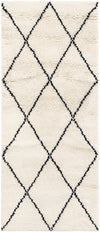 Zouina Berber Wool Collection Area Rug - Atlas Runner Ivory and Black  lifestyle 23