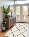 Zouina Berber Wool Collection Area Rug - Atlas Runner Ivory and Black  lifestyle 39