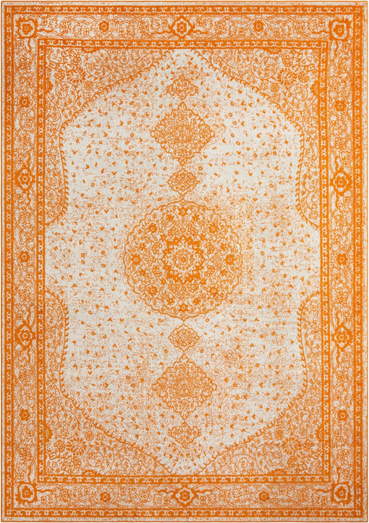 Dover Terrace Collection Area Rug - Marina (Orange) Rectangle Orange Main