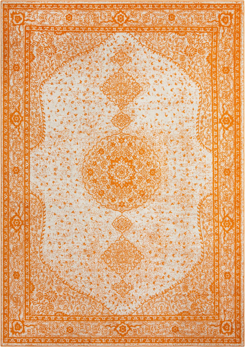 Dover Terrace Collection Area Rug - Marina (Orange) Rectangle Orange Main