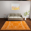 Dover Terrace Collection Area Rug -  Lagoon (Orange) Rectangle Orange  lifestyle 23