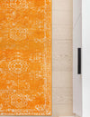 Dover Terrace Collection Area Rug -  Lagoon (Orange) Runner Orange  lifestyle 10