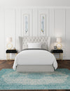 Dover Terrace Collection Area Rug - Marina (Aqua) Rectangle Aqua  lifestyle 3