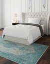 Dover Terrace Collection Area Rug - Marina (Aqua) Rectangle Aqua  lifestyle 4