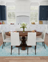 Dover Terrace Collection Area Rug - Marina (Aqua) Rectangle Aqua  lifestyle 6