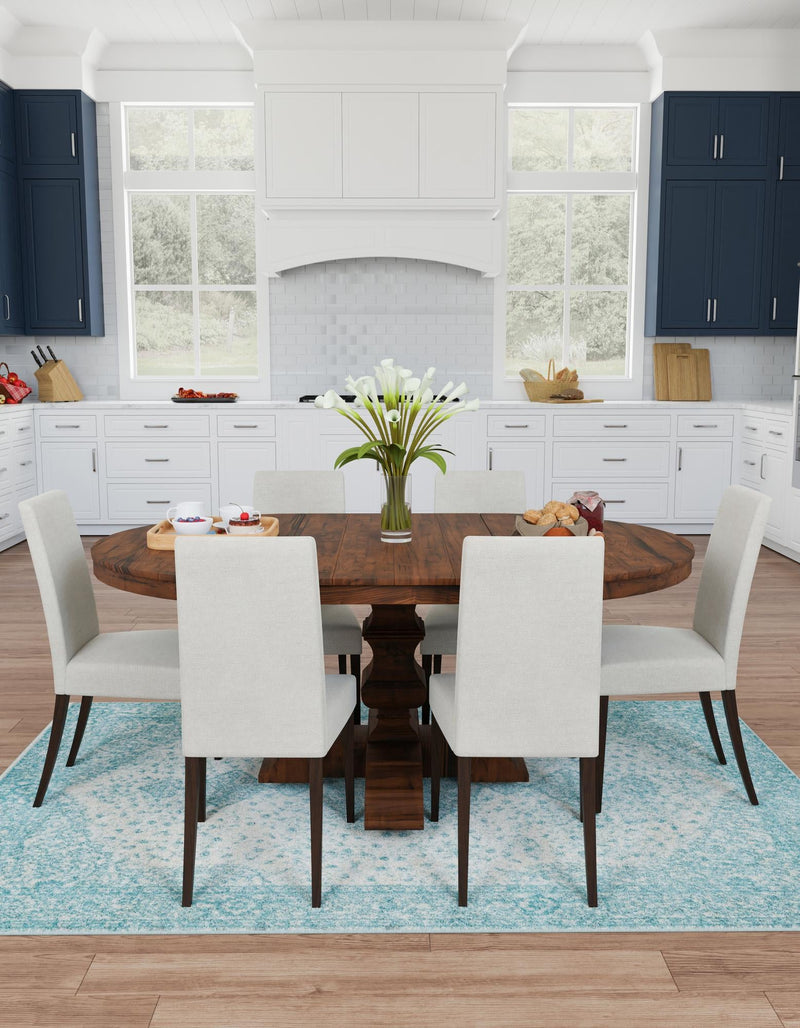 Dover Terrace Collection Area Rug - Marina (Aqua) Rectangle Aqua  lifestyle 6