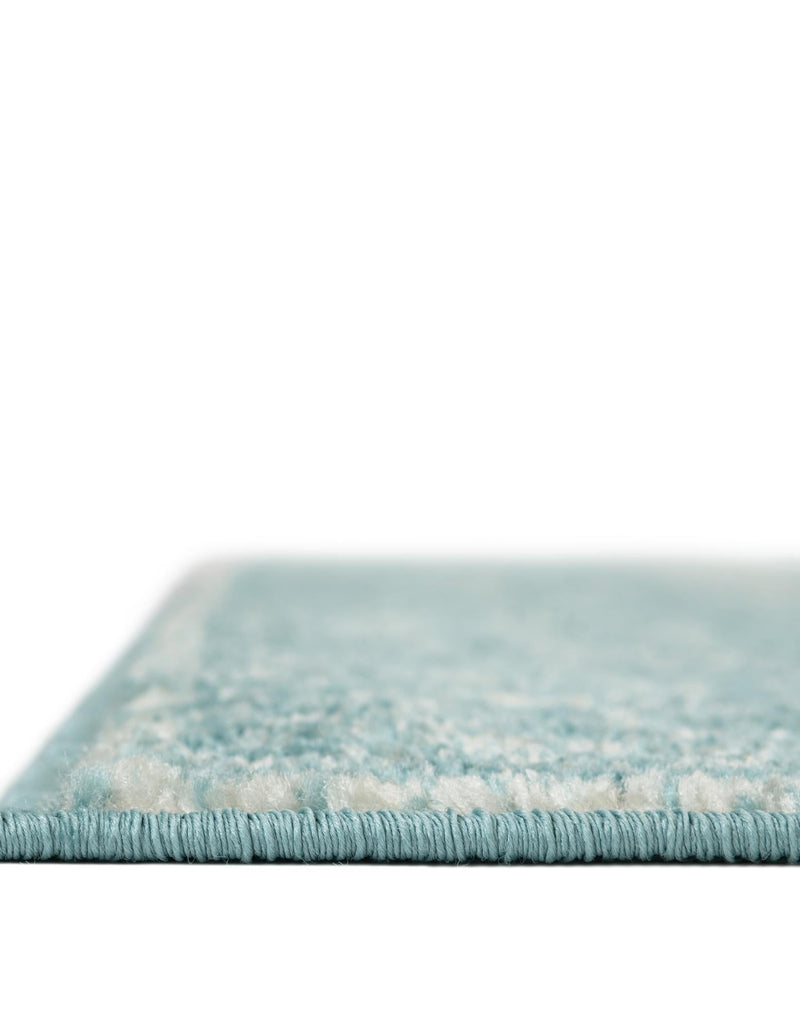 Dover Terrace Collection Area Rug - Marina (Aqua) Square Aqua  lifestyle 13