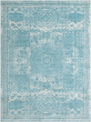 Dover Terrace Collection Area Rug -  Lagoon (Aqua) Rectangle Aqua Blue  lifestyle 2