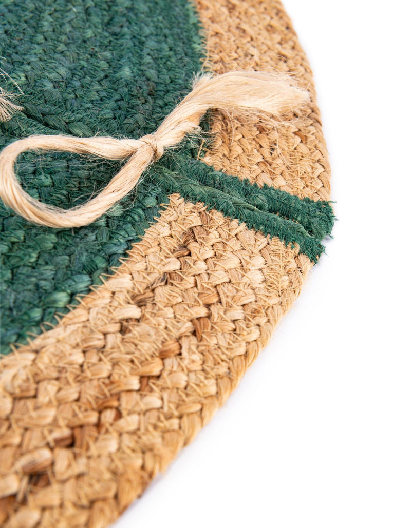 Holiday Hearth Rugs Collection Area Rug - Yuletide Round Green  lifestyle 28
