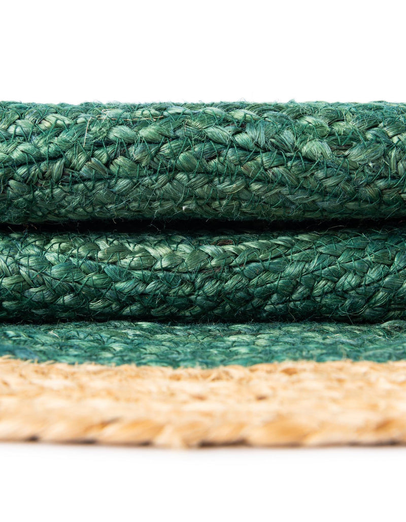 Holiday Hearth Rugs Collection Area Rug - Yuletide Round Green  lifestyle 44