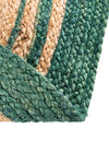 Holiday Hearth Rugs Collection Area Rug - Yuletide Round Natural and Green  lifestyle 33