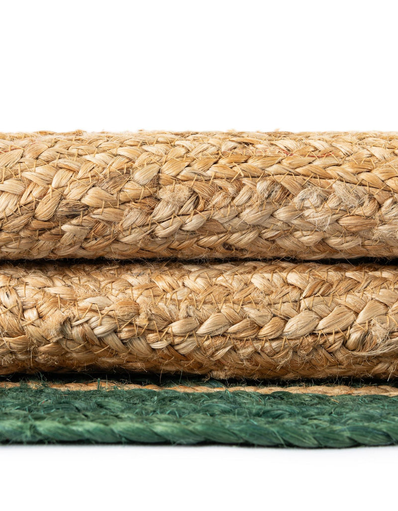 Holiday Hearth Rugs Collection Area Rug - Yuletide Round Natural and Green  lifestyle 45