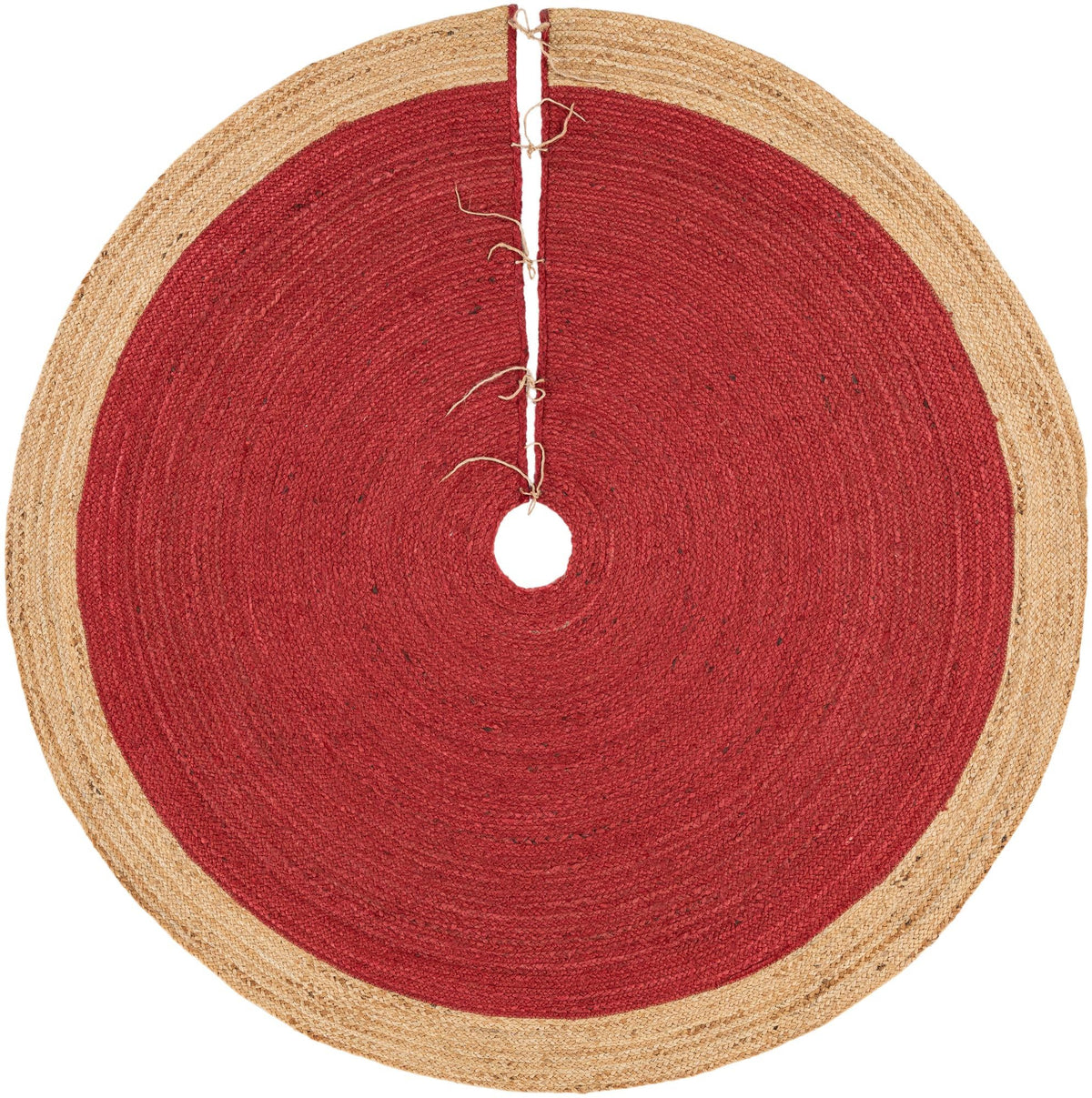 Holiday Hearth Rugs Collection Area Rug - Yuletide Round Red  lifestyle 4