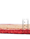 Holiday Hearth Rugs Collection Area Rug - Yuletide Round Natural and Red  lifestyle 19