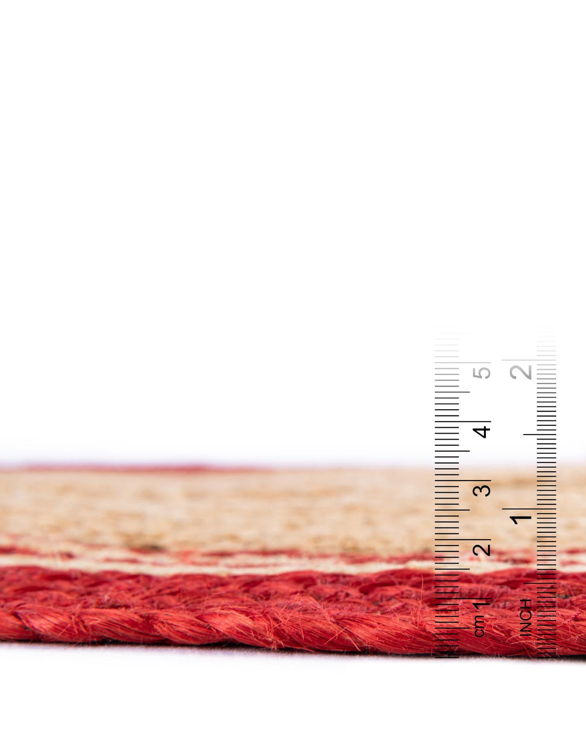 Holiday Hearth Rugs Collection Area Rug - Yuletide Round Natural and Red  lifestyle 19