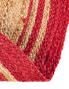 Holiday Hearth Rugs Collection Area Rug - Yuletide Round Natural and Red  lifestyle 31