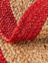 Holiday Hearth Rugs Collection Area Rug - Yuletide Round Natural  lifestyle 39