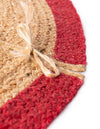 Holiday Hearth Rugs Collection Area Rug - Yuletide Round Natural  lifestyle 45