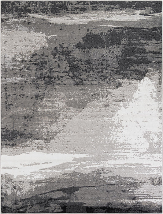 Copenhagen Edge Collection Area Rug - Nyhavn Rectangle Black Main