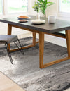 Copenhagen Edge Collection Area Rug - Nyhavn Rectangle Black  lifestyle 3