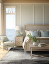Copenhagen Edge Collection Area Rug - Nyhavn Square Black  lifestyle 54
