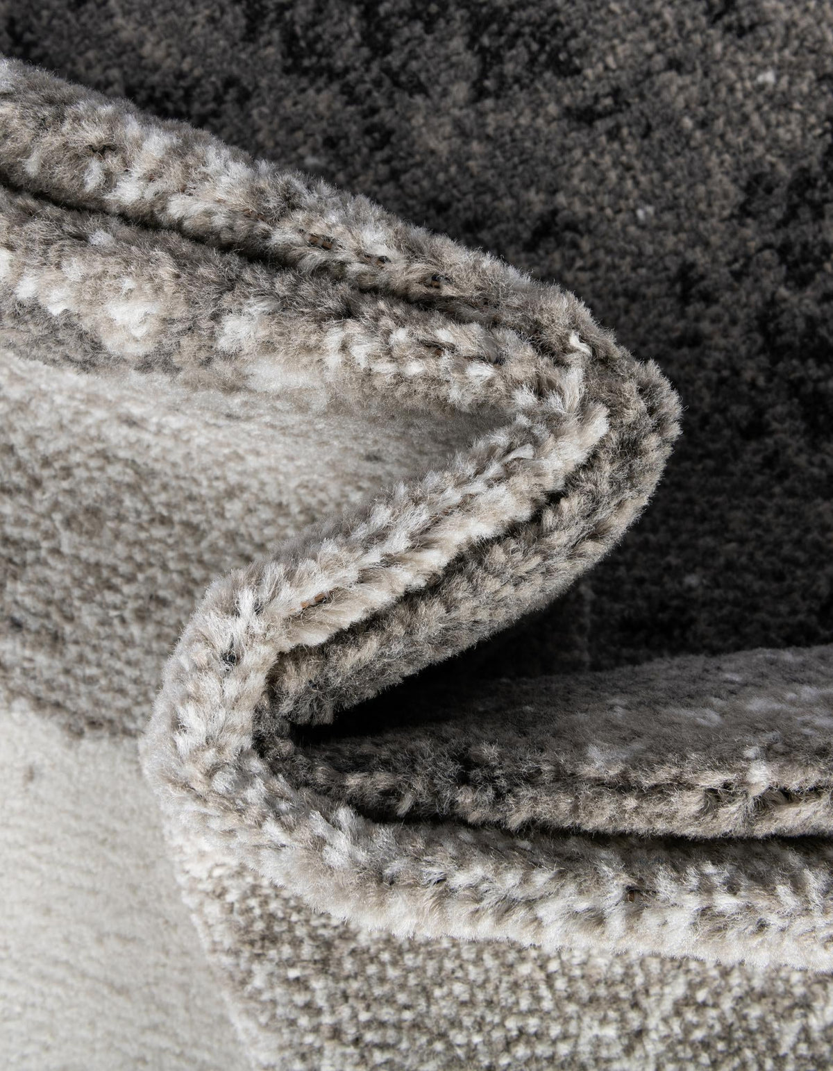 Copenhagen Edge Collection Area Rug - Nyhavn Square Black  lifestyle 140
