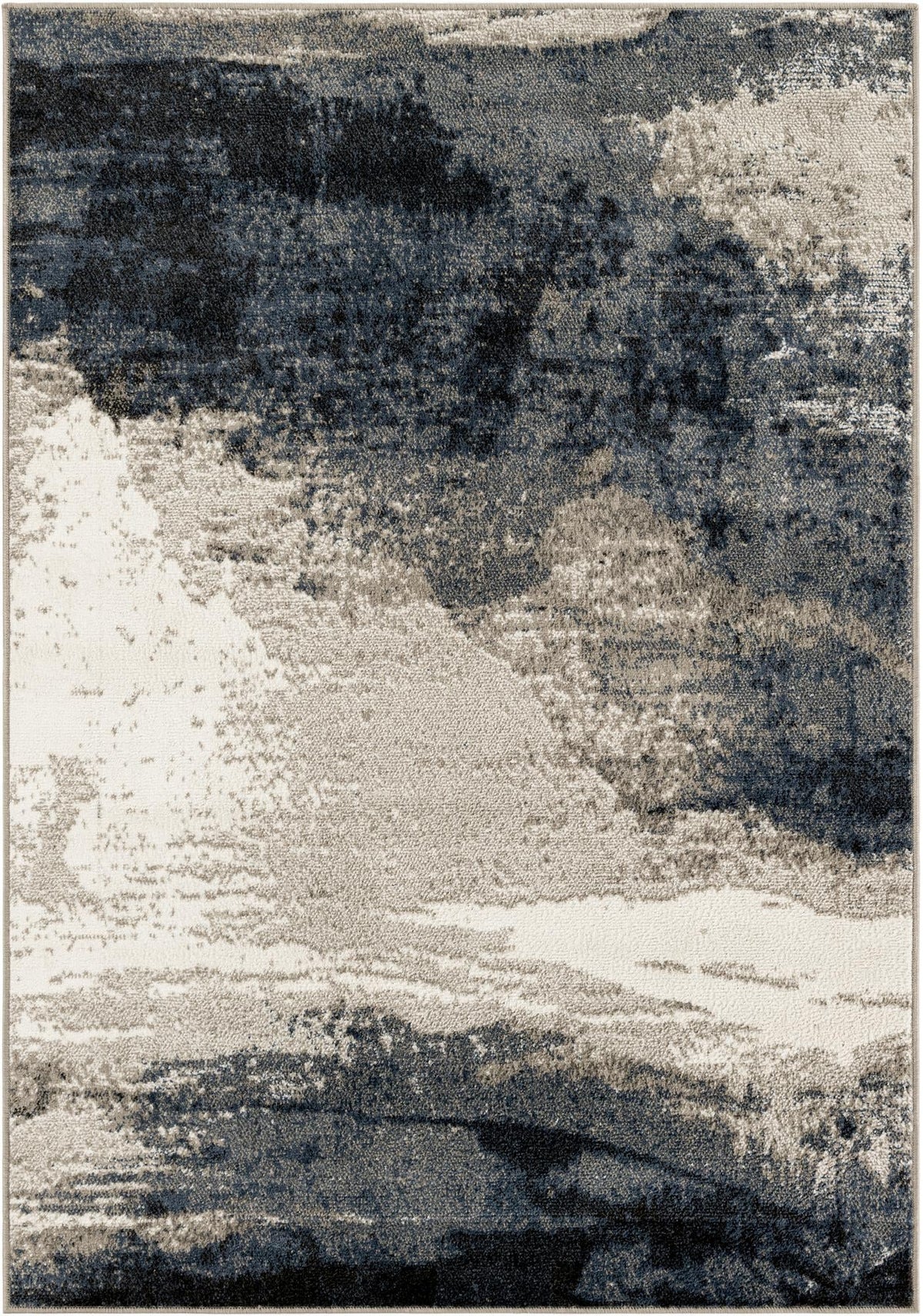 Copenhagen Edge Collection Area Rug - Nyhavn Rectangle Blue  lifestyle 2