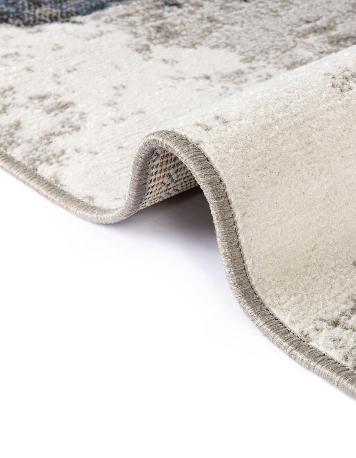 Copenhagen Edge Collection Area Rug - Nyhavn Round Blue  lifestyle 102