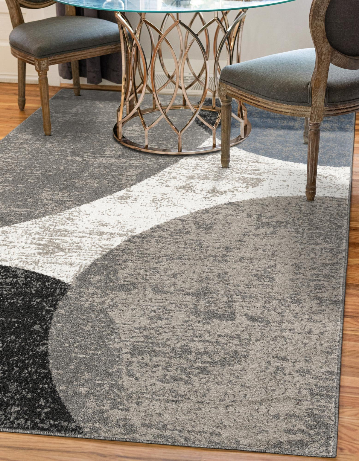 Copenhagen Edge Collection Area Rug -  Amager Rectangle Multi  lifestyle 2