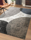 Copenhagen Edge Collection Area Rug -  Amager Rectangle Multi  lifestyle 4