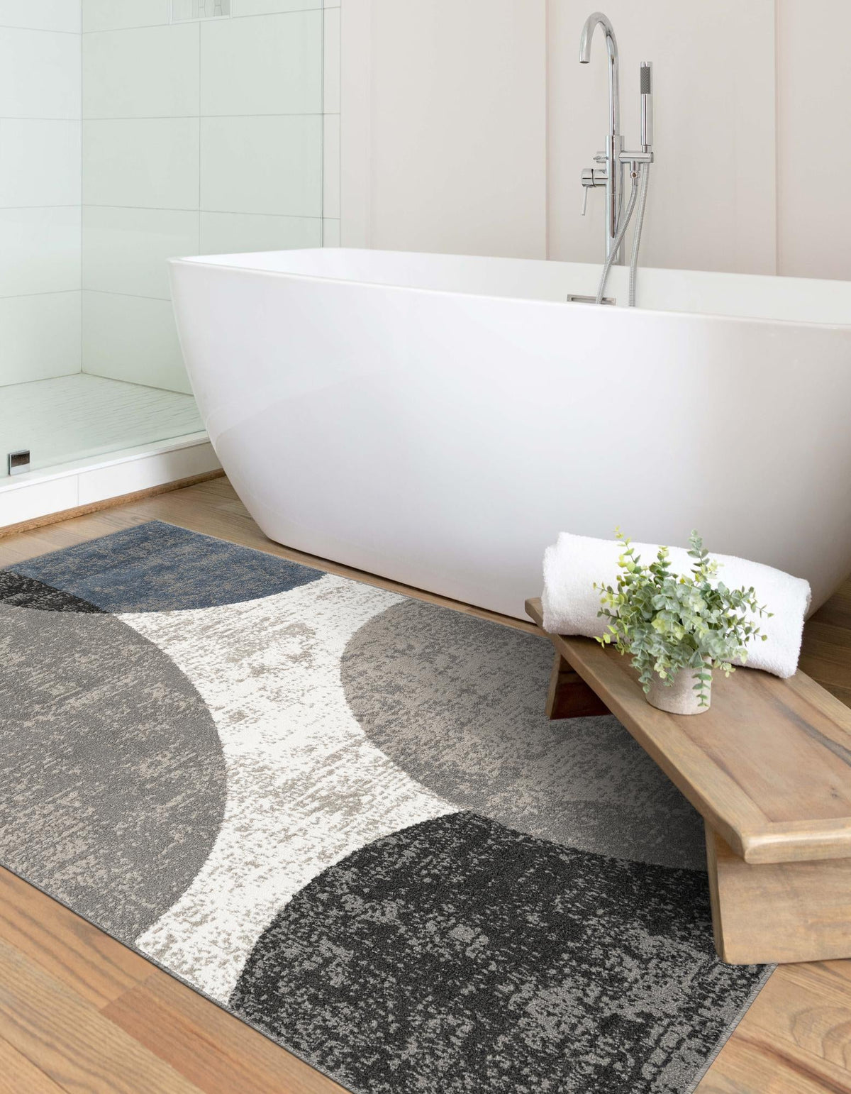 Copenhagen Edge Collection Area Rug -  Amager Rectangle Multi  lifestyle 7