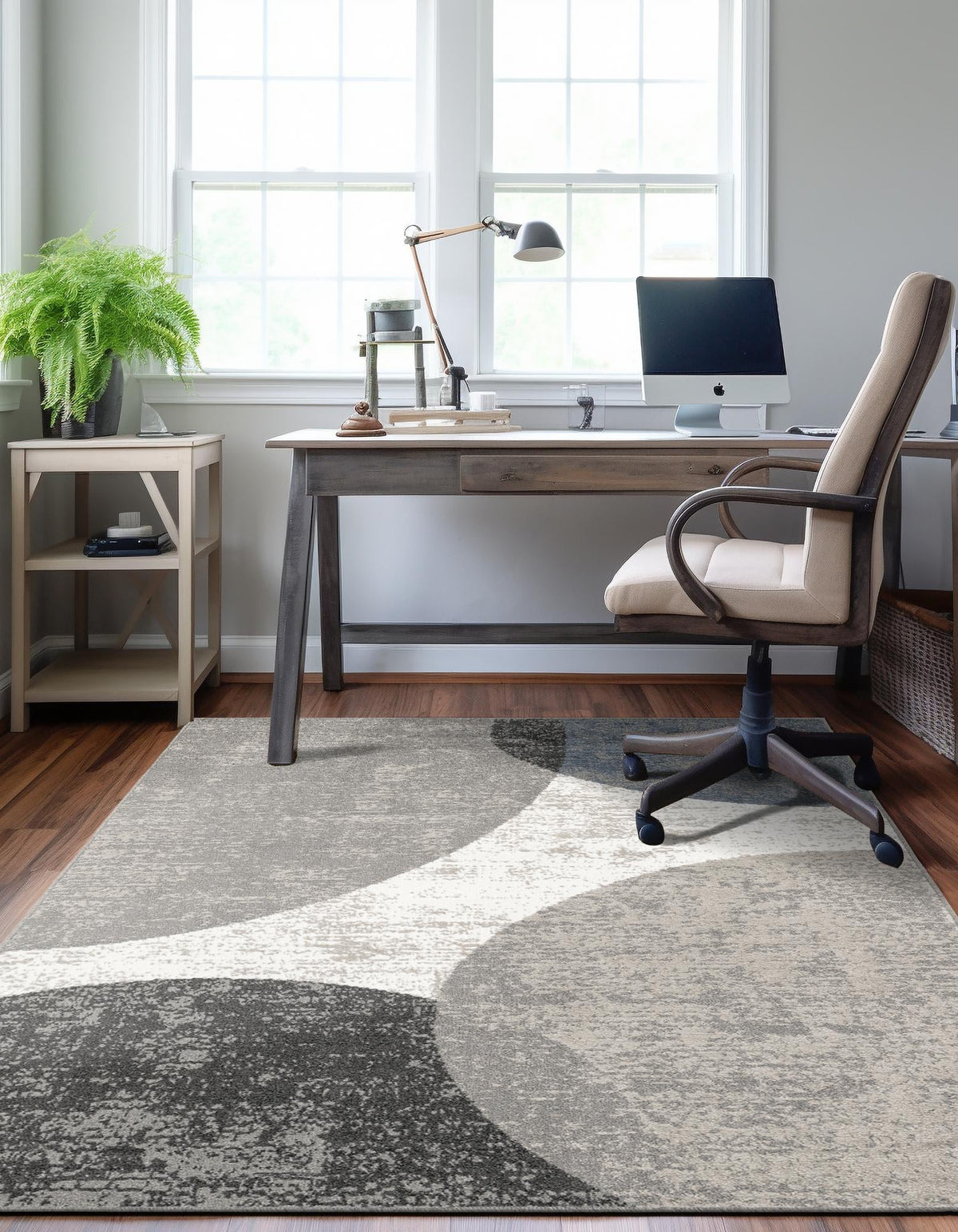 Copenhagen Edge Collection Area Rug -  Amager Rectangle Multi  lifestyle 9