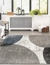 Copenhagen Edge Collection Area Rug -  Amager Rectangle Multi  lifestyle 10