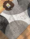 Copenhagen Edge Collection Area Rug -  Amager Rectangle Multi  lifestyle 11