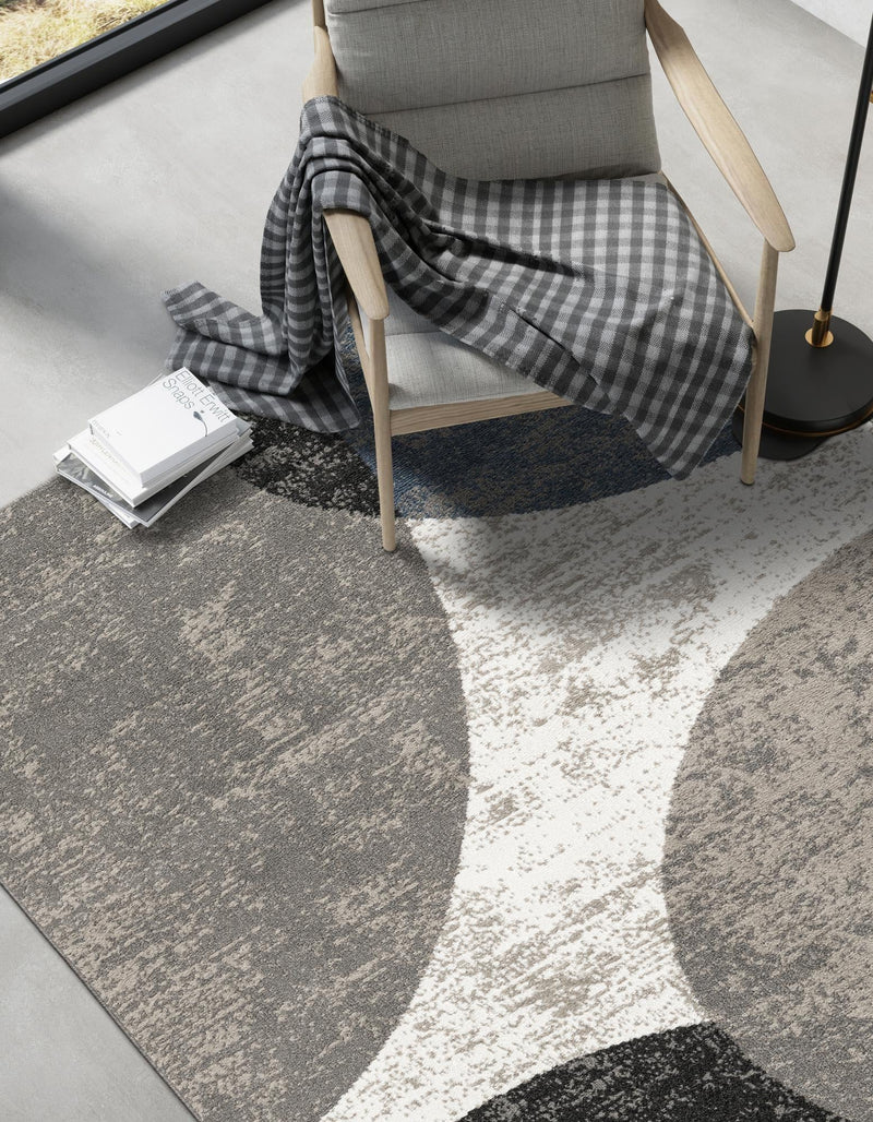 Copenhagen Edge Collection Area Rug -  Amager Rectangle Multi  lifestyle 12