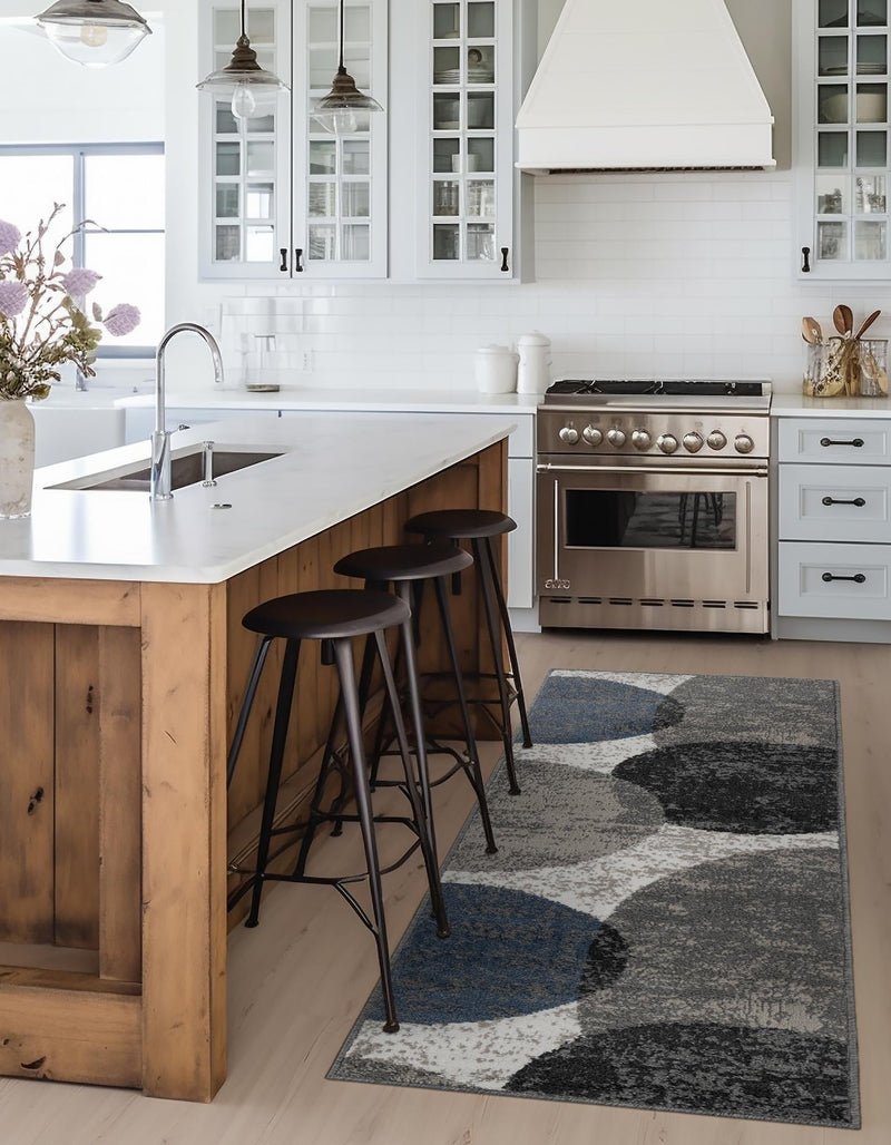 Copenhagen Edge Collection Area Rug -  Amager Runner Multi  lifestyle 29