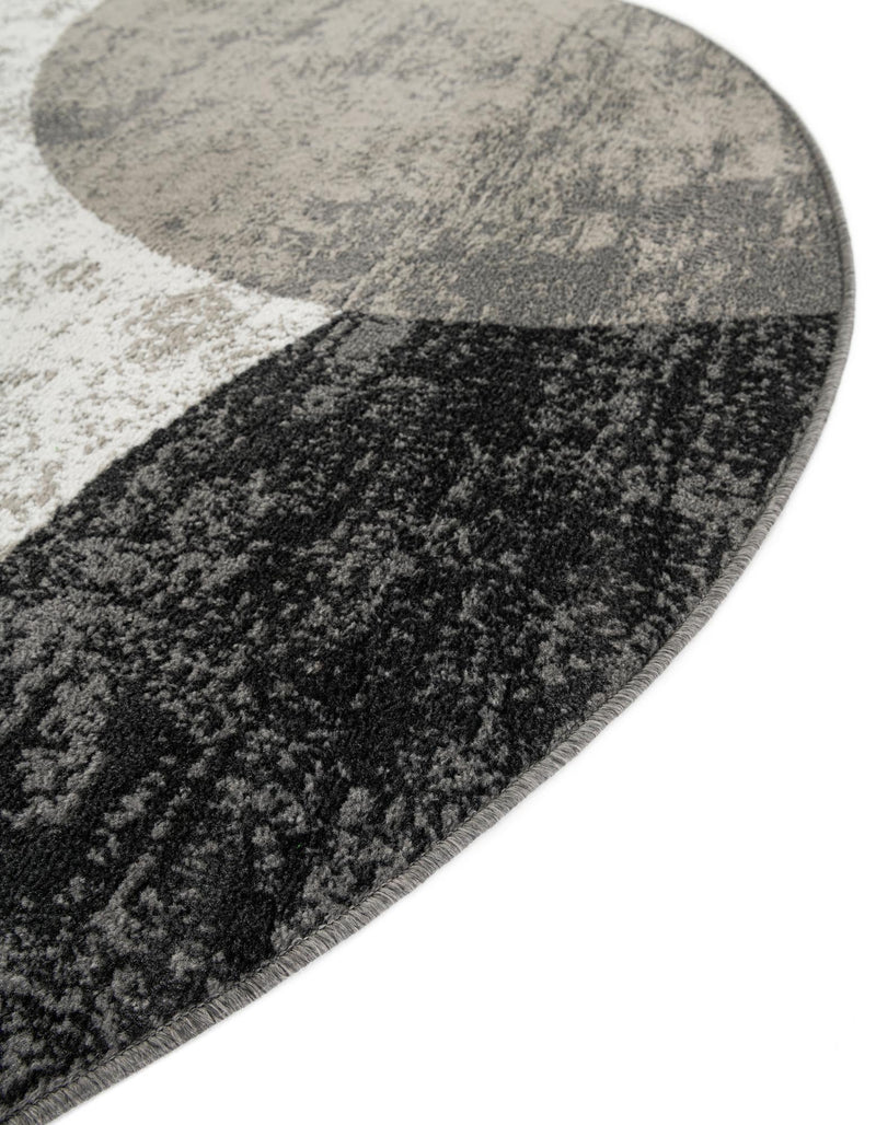 Copenhagen Edge Collection Area Rug -  Amager Round Multi  lifestyle 58
