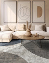 Copenhagen Edge Collection Area Rug -  Amager Square Multi  lifestyle 27