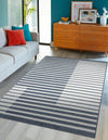 Copenhagen Edge Collection Area Rug -  Vesterbro Rectangle Blue  lifestyle 5