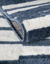Copenhagen Edge Collection Area Rug -  Vesterbro Rectangle Blue  lifestyle 38