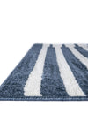 Copenhagen Edge Collection Area Rug -  Vesterbro Rectangle Blue  lifestyle 41