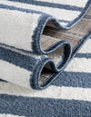 Copenhagen Edge Collection Area Rug -  Vesterbro Rectangle Blue  lifestyle 59